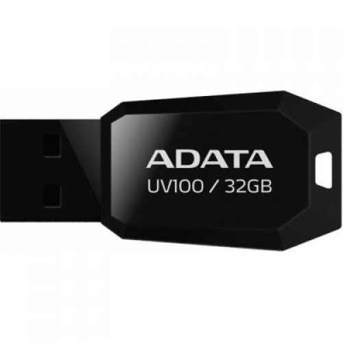 Флешка A-DATA 32GB DashDrive UV100 Black USB 2.0 (AUV100-32G-RBK)