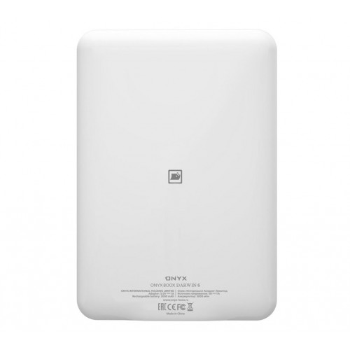 Электронная книга с подсветкой ONYX BOOX Darwin 6 White
