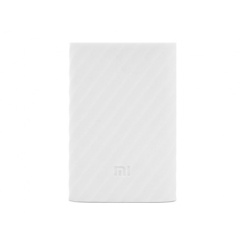 Чехол силиконовый для Xiaomi Power bank 2 10000 mAh Белый