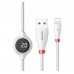 Кабель Baseus Big Eye Digital Display Lightning Cable White