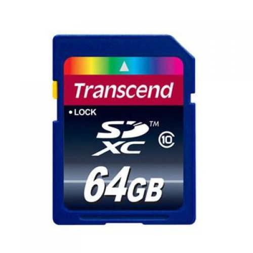 Карта памяти Transcend 64Gb SDXC class 10 (TS64GSDXC10)