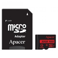 Карта памяти Apacer 32GB microSDHC class 10 UHS-I U1 (AP32GMCSH10U5-R)