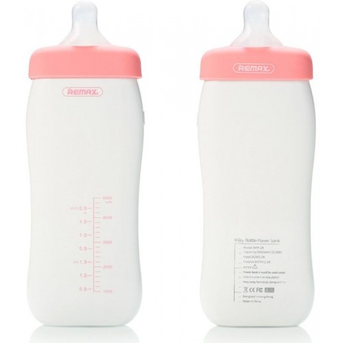 Power Bank Remax Milky bottle Series 5500 mah Pink