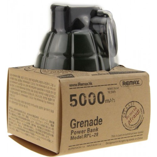 Power Bank Remax Grenade Series RPL-28 5000 mah Green