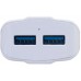 Зарядное устройство INKAX CD-21 Travel charger + Micro cable 2USB 2.1A White
