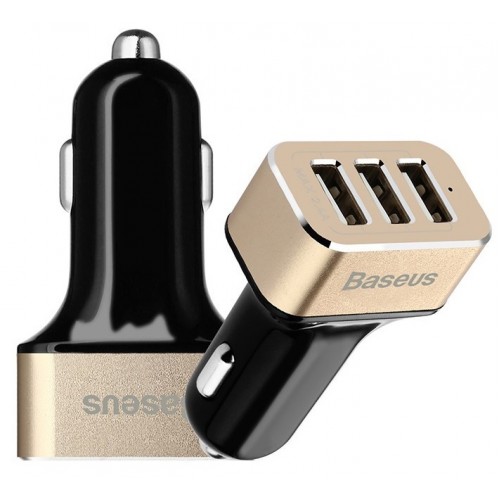 Автомобильное ЗУ Baseus 5.2A 3-USB (Black) (CCALL-HG31V)