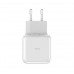 Сетевое зарядное устройство TOTU Dual USB EU Adapter 2.1A Pure Series, White (CACA-018)