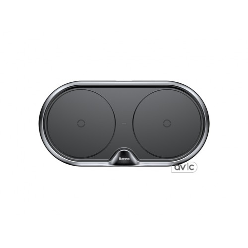 Беспроводное зарядное устройство Baseus Dual Wireless Charger Black (WXXHJ-A01)