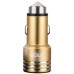 Автомобильное зарядное устройство GOLF GF-C06 Car charger 2USB 2.1A Gold