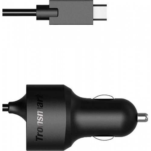 Автомобильное зарядное устройство Tronsmart CCTA Quick Charge 3.0 & Type C Car Charger Black
