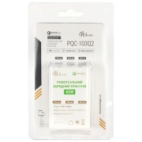 Зарядное устройство ProLogix PQC-103Q2 Белый 42W 2*5V2.4A+QC2(15V1.2A/12V1.5A/9V2A/5V2A)