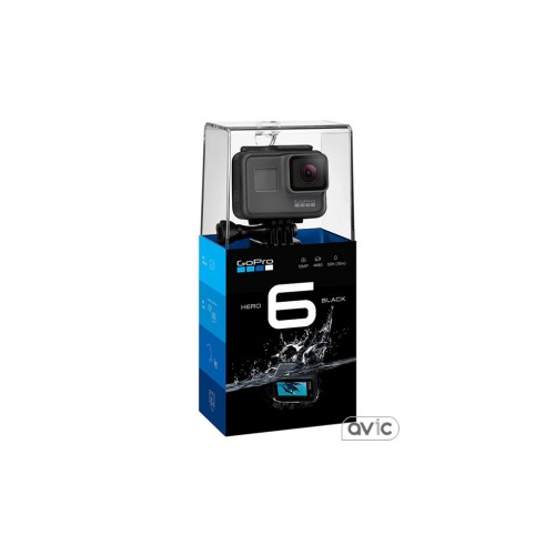 Экшн-камера GoPro HERO 6 Black (CHDHX-601)