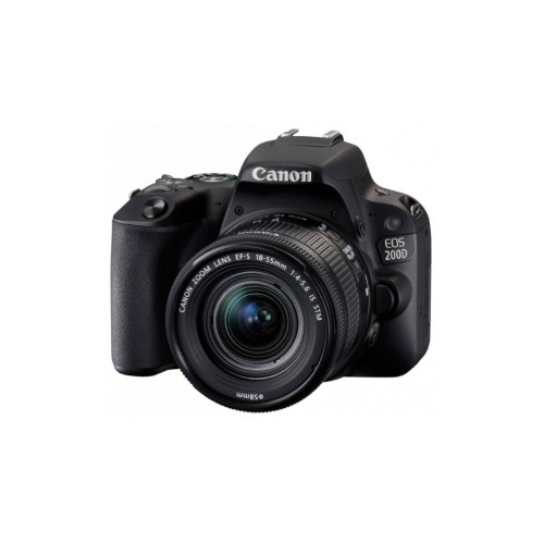 Фотоаппарат Canon EOS 200D kit (18-55mm) EF-S IS STM black