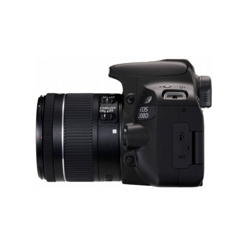 Фотоаппарат Canon EOS 200D kit (18-55mm) EF-S IS STM black