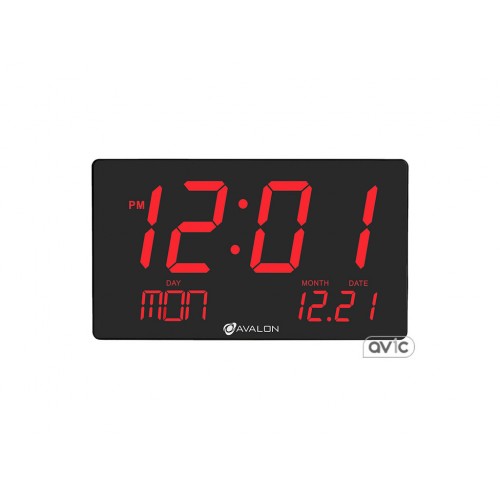 Настольные часы Avalon Oversized (A1LEDCLOCK) Black