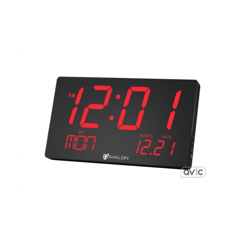 Настольные часы Avalon Oversized (A1LEDCLOCK) Black