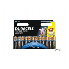 Батарейка Duracell Turbo Max AA/LR06 BL 12шт Батарейка Duracell Turbo Max AA/LR06 BL 12шт