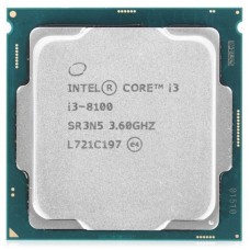 Процессор Intel Core i3 8100 3.6GHz (6MB, Coffee Lake, 65W, S1151) Tray (CM8068403377308)