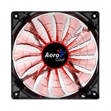 Вентилятор Aerocool Shark Fan Evil Black/Orange LED Retail 120мм