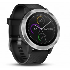 Спортивные часы Garmin Vivoactive 3 Silver with Black Silicon (010-01769-B0)