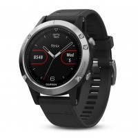 Смарт-часы Garmin fenix 5 Black Silver with Black Band Silver (010-01688-03)