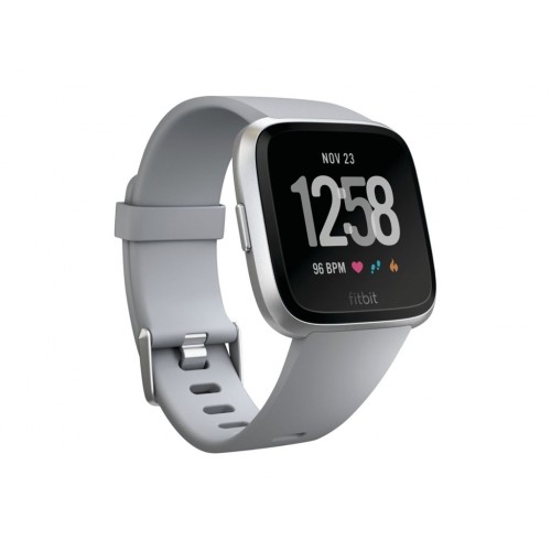 Смарт-часы Fitbit Versa, Gray/Silver Aluminum (FB505SRGY)