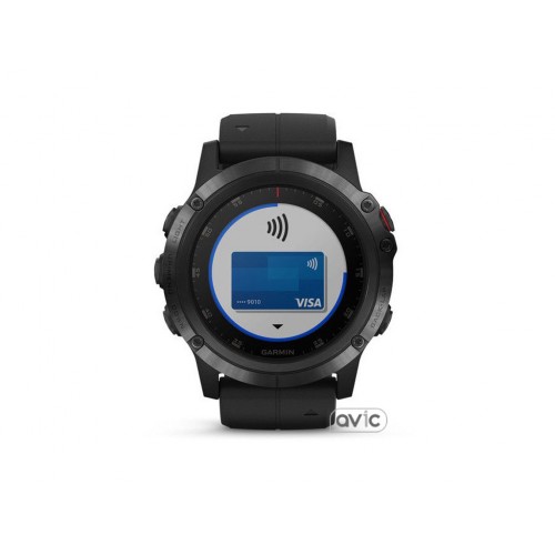 Смарт-часы Garmin Fenix 5x Plus Sapphire Black with Black Band (010-01989-01)