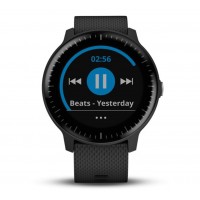 Смарт-часы Garmin Vivoactive 3 MUSIC BLACK WITH STAINLESS HARDWARE (010-01985-03)