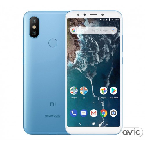 Смартфон Xiaomi Mi A2 4/32GB Blue