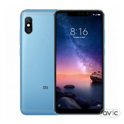 Смартфон Xiaomi Mi A2 Lite 4/64GB Blue