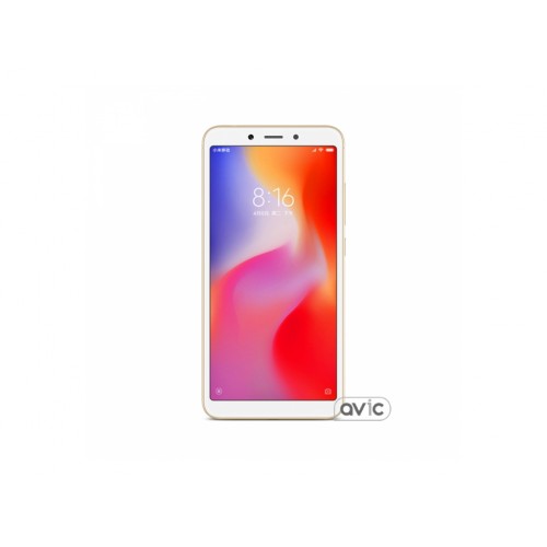 Смартфон Xiaomi Redmi 6A 2/16GB Gold