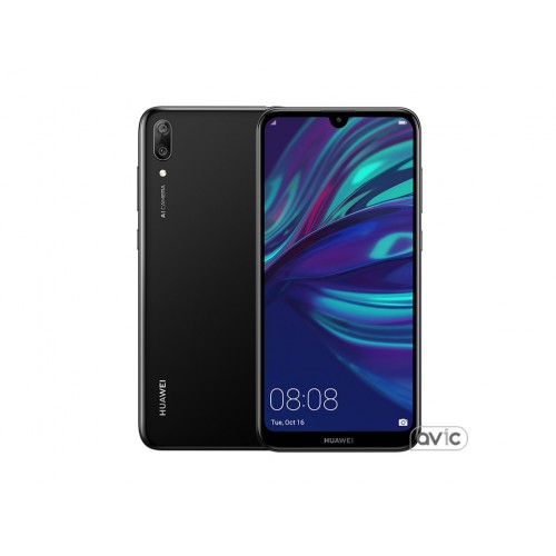 Смартфон HUAWEI Y7 2019 3/32GB Midnight Black (51093HES)