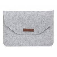 Чехол-карман из фетра для ноутбука 15 Grey