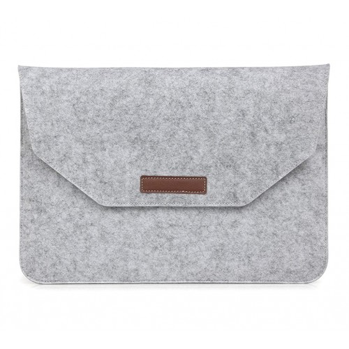 Чехол-карман из фетра для ноутбука 15 Grey