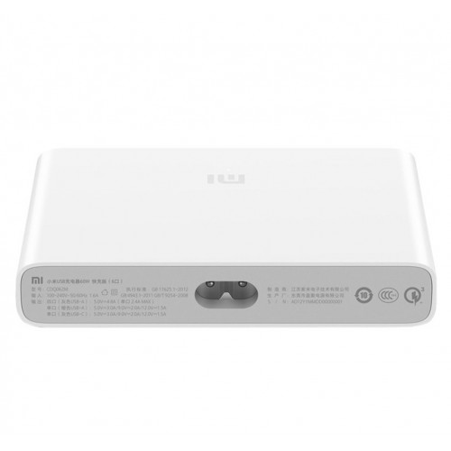 Сетевое зарядное устройство Xiaomi Mi USB Multiple Hub 60W Fast Charger 6 port White (CDQ06ZM)
