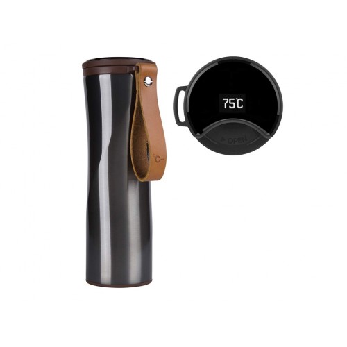 Термокружка Xiaomi KissKissFish MOKA Smart Coffee Tumbler Gray 430 мл