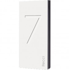 Power Bank Recci RS-7000 Seven Power IQ 1A/2,1А Li-Pol 7000 mAh White