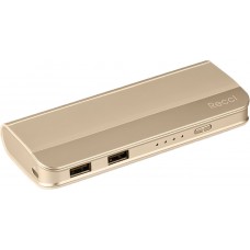 Power Bank Recci RE-10000 Elegant Power IQ 1A/2,1А Li-Pol 10000 mAh Gold