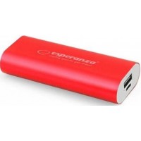 Power Bank Esperanza Powerbank 4400 mAh Red (EMP105R)
