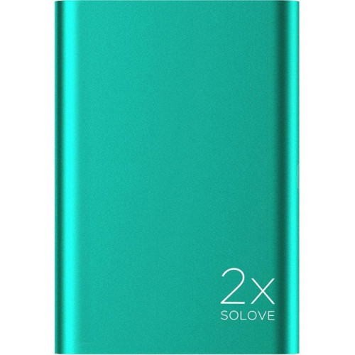 Power Bank Solove A8 Portable Metallic 20000mAh Green