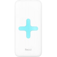 Power Bank Recci RK-7000 Power IQ 2,1А Li-Pol 7000 mAh White
