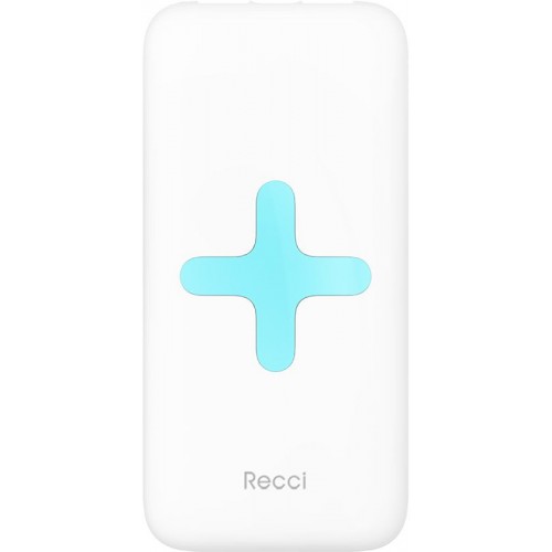 Power Bank Recci RK-7000 Power IQ 2,1А Li-Pol 7000 mAh White