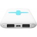 Power Bank Recci RK-7000 Power IQ 2,1А Li-Pol 7000 mAh White