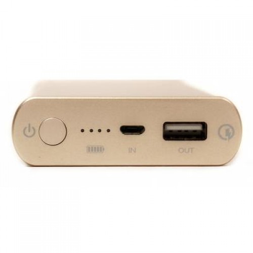 Power Bank PowerPlant Q1S, Quick-Charge 2.0, 10200mAh Gold (DV00PB0005G)