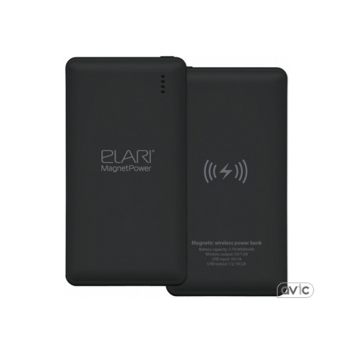 Универсальная мобильная батарея Elari MagnetPower 7800 мАч (Black)