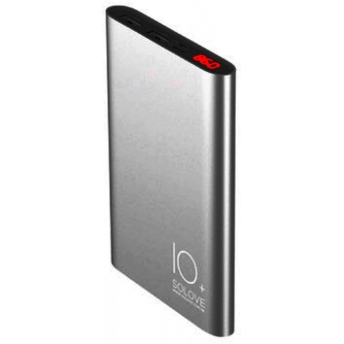 Power Bank Solove A9s Portable Metallic 10000mAh Grey