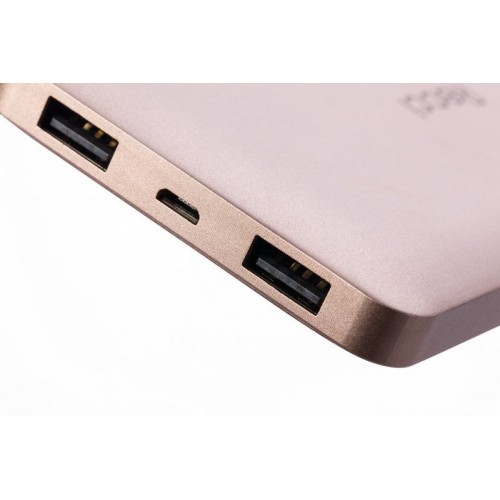 Power Bank Recci RN-10000 Noble Power IQ 2,1А Li-Pol 10000 mAh Gold