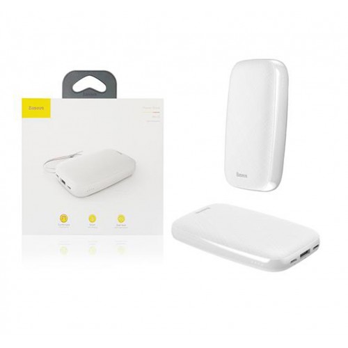 Внешний аккумулятор Baseus Mini Q 10000mAh PPALL-XQ02 White