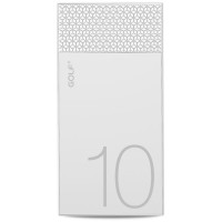 Power Bank GOLF 10000 mAh Hive10 3.1A Li-pol White+white