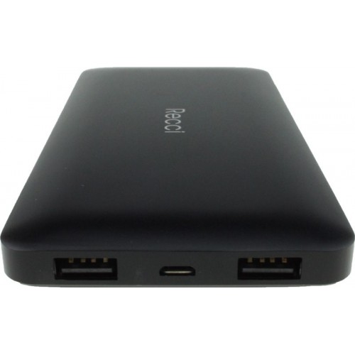 Power Bank Recci RN-10000 Noble Power IQ 2,1А Li-Pol 10000 mAh Black